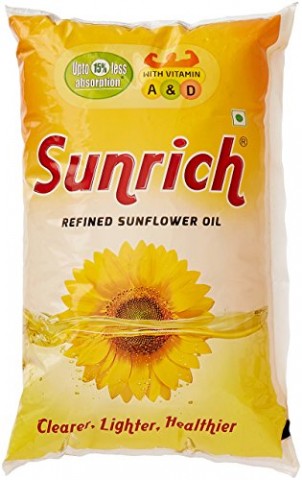 Sunrich Sunflower Oil Pouch(1L)