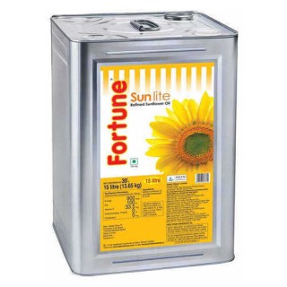 Fortune Sunlite Oil Refined Sunflower Oil Tin(15kg)