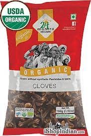 24 Mantra Organic Clove/Laung Whole(50g)