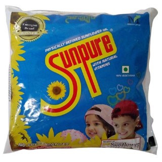 Sunpure Sunflower Oil Pouch(500ml)