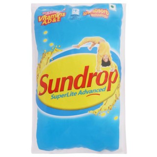 Sundrop Superlite Advanced Sunflower Oil Pouch(1L)