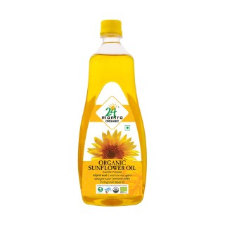 24 Mantra Organic Sunflower Oil Plastic Bottle(1L)