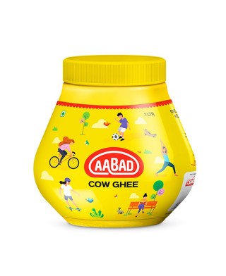 Aabad Desi Cow Ghee Plastic Jar