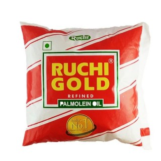 Ruchi Gold Refined Palmolein Oil Pouch(500ml, Pack of 20)