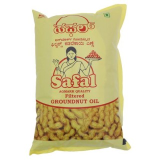 Safal Filtered Groundnut Oil Pouch(1L)