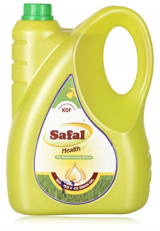 Safal Health Refined Rice Bran Oil Plastic Jar(5L)