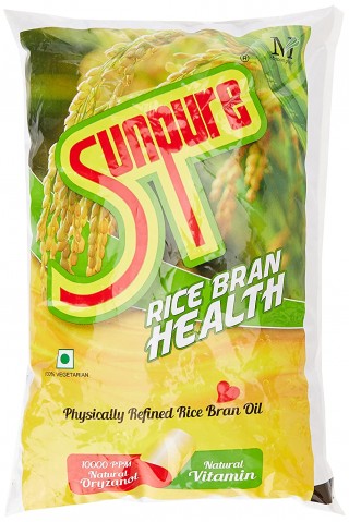 Sunpure Rice Bran Health Oil Pouch(1L)