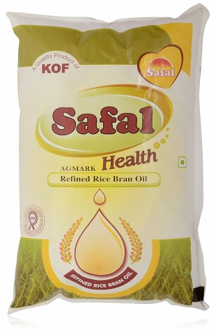 Safal Health Refined Rice Bran Oil Plastic Jar(1L)