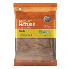 Pro Nature Organic Cinnamon/Dal Chini Whole(50g)