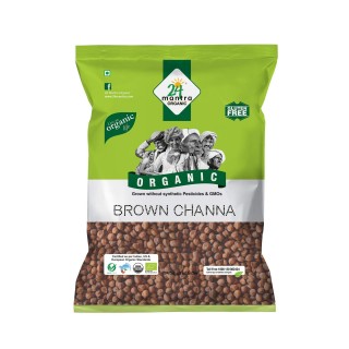24 Mantra Organic Brown Chana Whole(1Kg)
