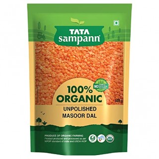 Tata Sampann Organic Masoor Dal(500g)