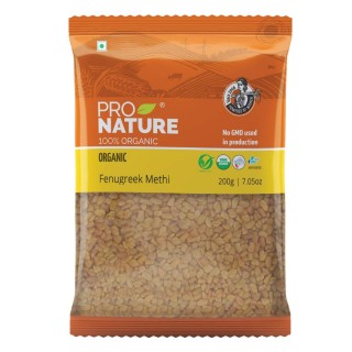Pro Nature Organic Fenugreek/ Methi Whole(200g)
