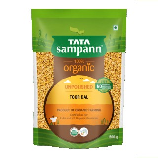 Tata Sampann Organic Toor Dal(500g)