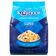 Kohinoor Authentic Super Value Basmati Rice (1kg)