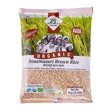 24 Mantra Organic Sona Masuri Raw Brown Rice 1kg