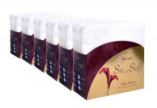 origami Soft Napkins plain(80pc)