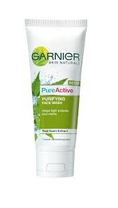 Garnier Skin Naturals Pure Active Neem Purifying Face wash(100ml)