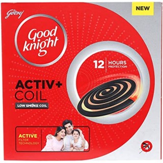 Good Knight Active+ Low Smoke Mosquito Repellent 12 Hours Coil(10pc)
