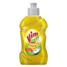 Vim Concentrated Yellow Lemon Gel Plastic Bottle  (250ml)