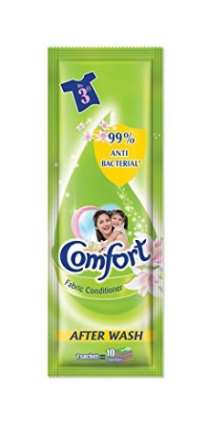 Comfort Anti Bacterial Fabric Conditioner (18ml, Pack of 60)