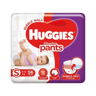 Huggies Wonder Pants, Small Size Diapers (56pc)