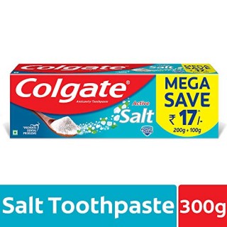 Colgate Active Salt Toothpaste - Saver Pack (200g+100g)