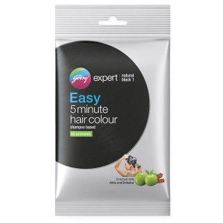 Godrej Expert Easy Shampoo Based Natural Black Hair Colour (20ml)