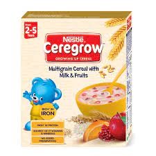 Nestle Ceregrow Multigrain Cereal With Milk & Fruits Carton(300g)