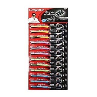 Colgate Super Flex Charcoal Toothbrush (10pc)