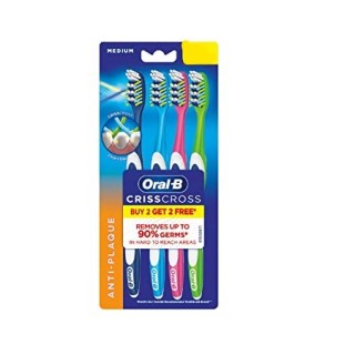 Oral B Prohealth Criss Cross Medium Toothbrush (2pc X 2)