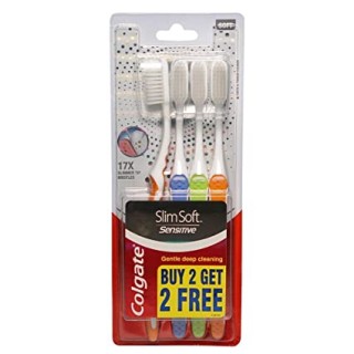 Colgate Sensitive Slim Soft Toothbrush (2pc X 2)