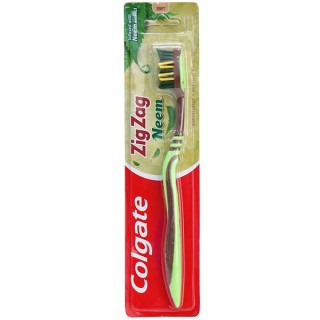 Colgate Zigzag Toothbrush With Neem & Turmeric Extract (1pc)