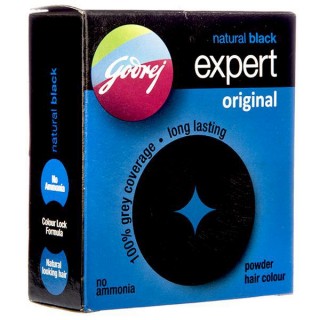 Godrej Expert Powder Hair Dye Natural Black(3g x 8)