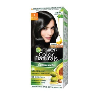 Garnier Black Naturals Oil Enriched Cream Colour Natural Black (70ml)