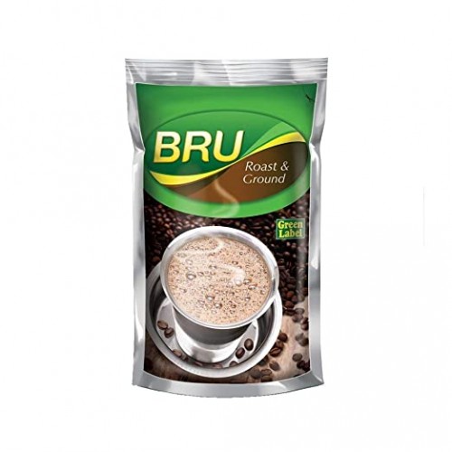 Bru Green Label Roast & Ground Filter Coffee Pouch 