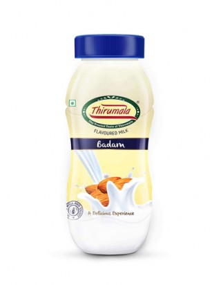 Thirumala Badam Flavoured Milk Plastic Bottle (200ml)