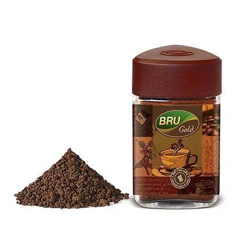 Bru Gold Instant Coffee Glass Bottle