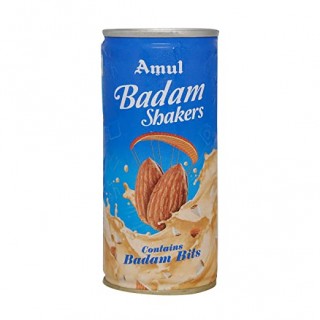 Amul kool Badam Flavoured Milk Shake Tin(200ml)