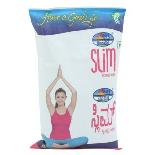 Nandini Good Life Uht Slim Skimmed Milk Tetrapack(500ml, Pack of 20)