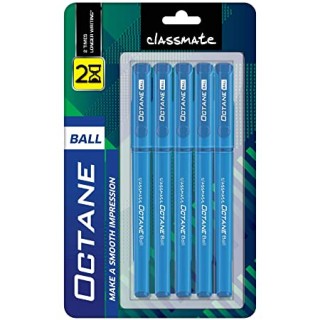 ITC Classmate Octane Ball Pen Blue(1pc, Pack of 5)