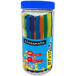 ITC Classmate Bstar Ball Pen Blue Jar(50pc)
