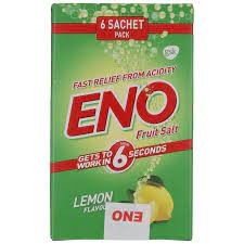 Eno Fruit Salt Cool Lemon Sachet (5g x 6)