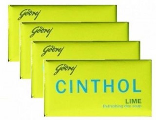 Chinthol Lime Soap (100g x 4)