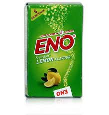 Eno Fruit Salt Lemon Flavour Sachet (5g, Pack of 60)