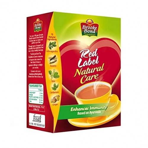 Brooke Bond Red Label Natural Care Tea Carton