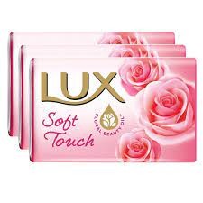 Lux Soft Touch Bathing Soap (150g x 3)
