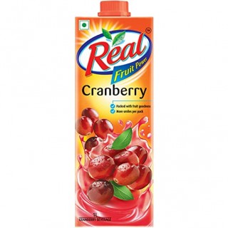 Real Fruit Power Cranberry Juice Tetrapack (1L)
