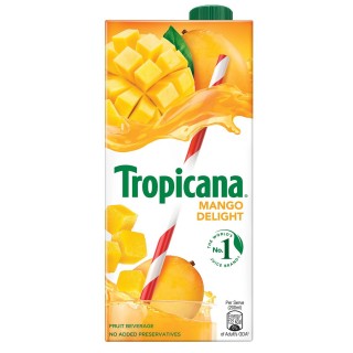 Tropicana Mango Delight Fruit Beverage Tetrapack (1L)