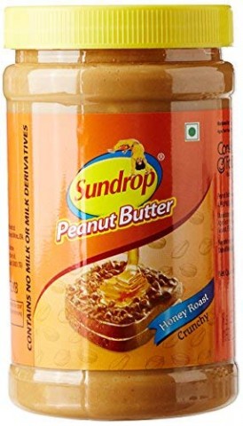 Sundrop Honey Roast Crunchy Peanut Butter Plastic Bottle (462g)