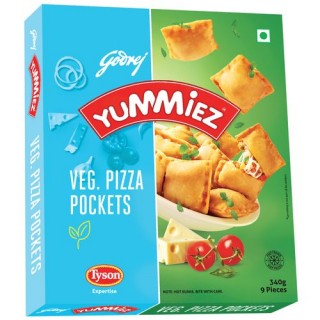 Godrej Real Good Yummiez Veg Pizza Pockets(340g)